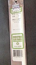 Evergreen Scale Models 135 Strips .030" X .100" X 14" Opaque White, pkg. 10