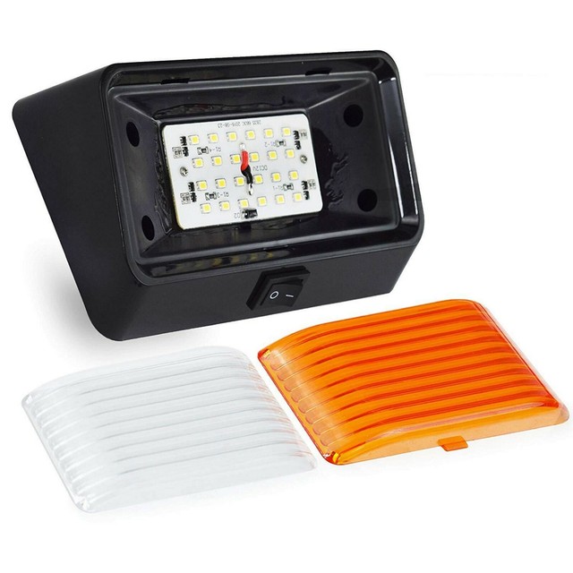 LED RV Exterior Door Utility Light with Switch 12V Outdoor Lighting