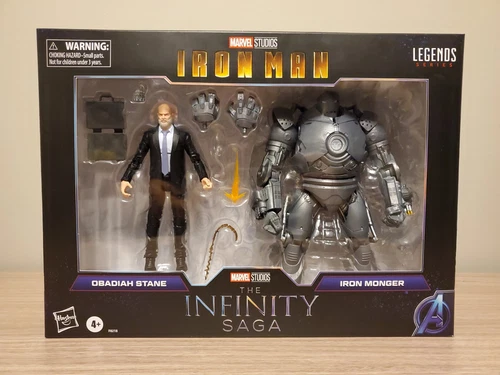 Marvel Legends Infinity Saga Iron Monger y Obadiah Stane Paquete de 2 ¡Nuevo!