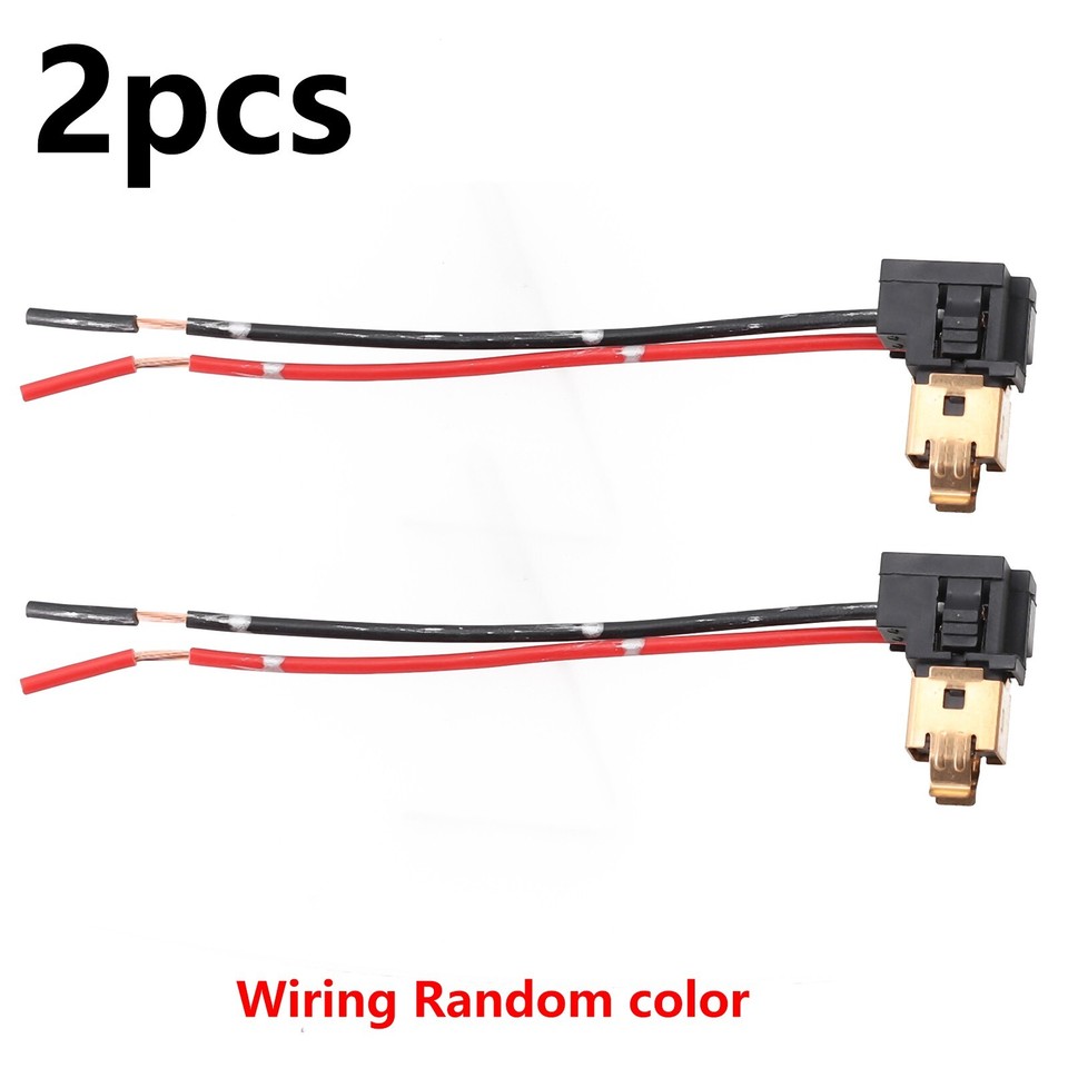 2pc / Pair H1 H3 Socket Extension Wiring Harness Connector LED