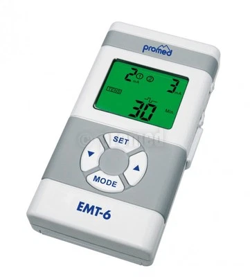 Promed EMT-6 Schmerztherapiegerät und Muskelstimulationsgerät TENS + EMS