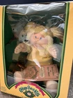 Cabbage Patch Kids doll unused in box - 1985 Blonde Hair Girl, with birth cert