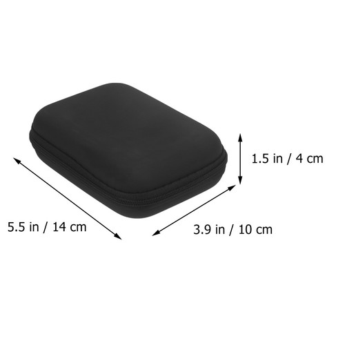 2 Pcs Storage Box Earphone Case Organizer Zipper Hard Disk EVA - 第 9/25 張圖片