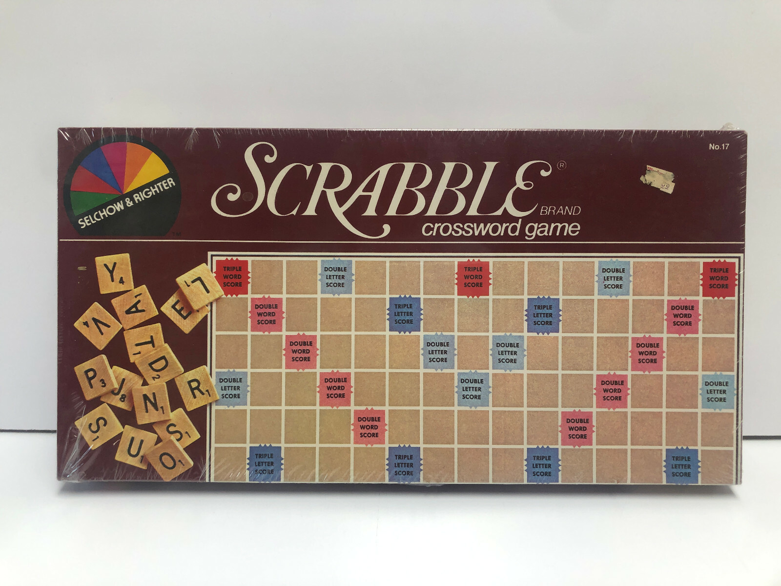 Scrabble Crossword Game 98 Tiles 1982 No 17 Word Board Vintage Selchow &  Righter for sale online | eBay