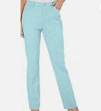 GLORIA VANDERBILT WOMEN'S AMANDA CLASSIC RISE JEANS AQUA SKY 12SHORT NWOTD