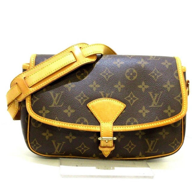 Louis Vuitton Sologne Handbag Monogram Canvas Brown 219718196