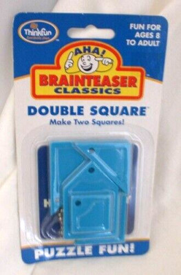 THINK FUN DOUBLE SQUARE   PUZZLE FACTORY PACKAGED  AUTHENTIC  NEW