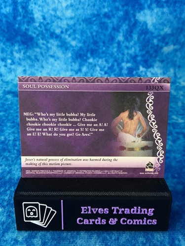 Xena: The Quotable Xena PARALLEL SINGLE Non-Sport Trading card Rittenhouse 2003 - Picture 262 of 268