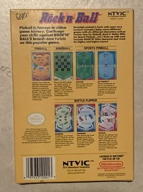 Rock n Ball (Nintendo NES, 1989) CIB with Manual & Poster