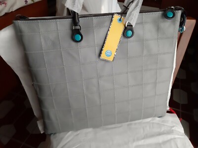 Gabs Borsa A Mano G43 In Pelle Di Vitello. Grigio chiaro . 43x37 x 1 cm |  eBay