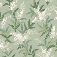 Olivia Blumen Tapete 5907 GrüN Malerische Blumen Metallisch Sheens Belgravia
