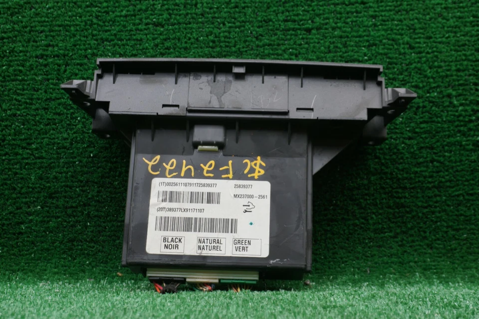 Cadillac DTS 2007 2008 2009 2010 2011 CALEFACCIÓN AIRE ACONDICIONADO CONTROL OEM 25839377 Foto 4 de 4