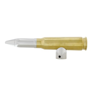 50 Caliber Bullet Brass Gearshift Knob - T-Handle