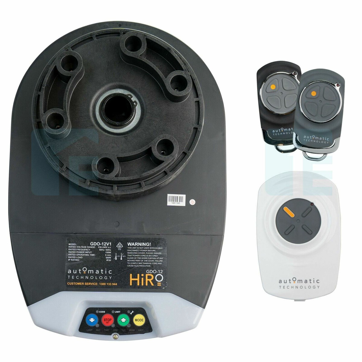 ATA GDO12 (Heavy Duty) Roller Door Opener Hiro Light Commercial