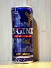 N'GINE Energy Drink Empty Can 250ml Poland 2018 Bottom Open Collectible