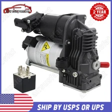 Fit Mercedes S-Class W221 S550 CL550 2007-2014 Air Suspension Compressor+Relay