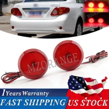 Rear Bumper Reflector LED Brake Light For Toyota Sienna SE 2011-2019 2020 2021