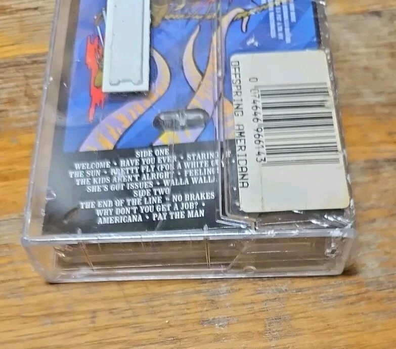 THE OFFSPRING AMERICANA CASSETTE TAPE USA EDITION COLOMBIA SONY 1999 SEALED Y2K - Image 3 of 4