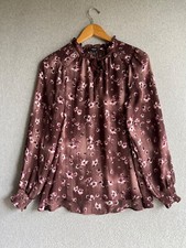 Simply Vera Vera Wang Top Small Purple Floral Sheer Bloomcore Dark Romance
