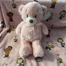 First Main My 1st Teddy Bear Pink Plush Stuffed Animal 12 NWT Baby Cuddleups