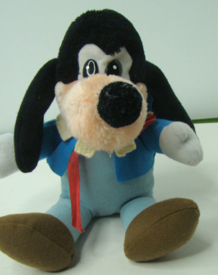 1984 Walt Disney Mickey's Christmas Carol GOOFY Stuffed Plush Toy  8''