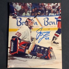 Jamie McLennan Signed Auto New York Islanders 8 x 10 Photograph