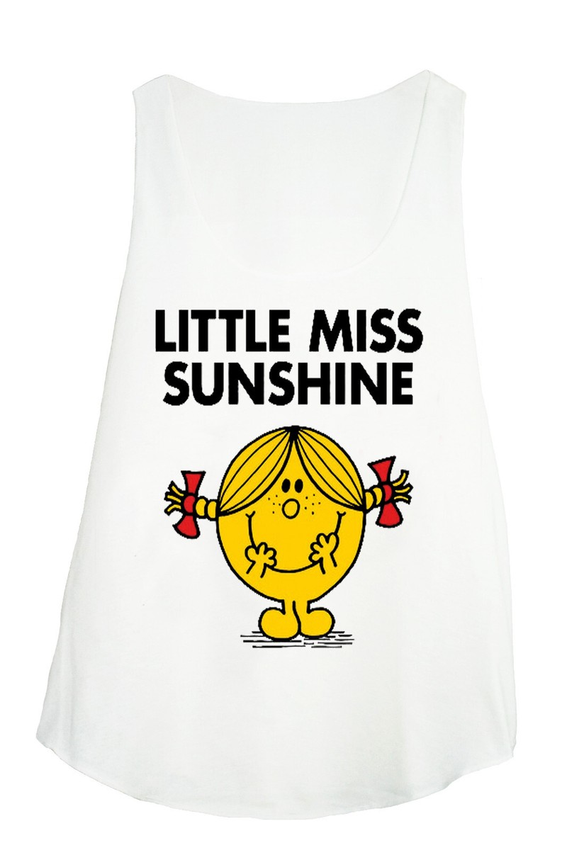 Débardeur Femme Crème Imprimé 'Madame Bonheur' – Little Miss Sunshine – GL BOUTIK
