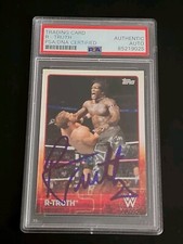  R-Truth Signed 2015 Topps WWE PSA 🔥🔥🔥 Autograph 