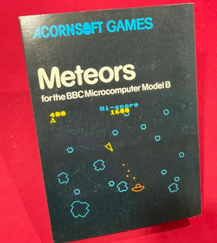 Jeu Des Météores Pour BBC B Micro Sur Cassette Par Acornsoft