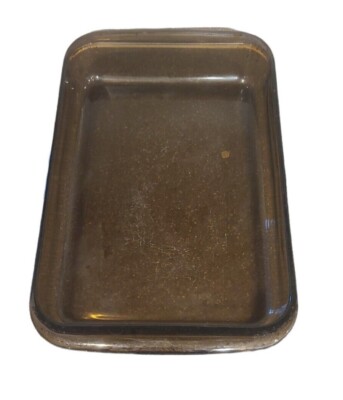 Vintage PYREX 233-N Corning Baking Casserole Dish Amber 33x23x5cm (13x9x2)'' 
