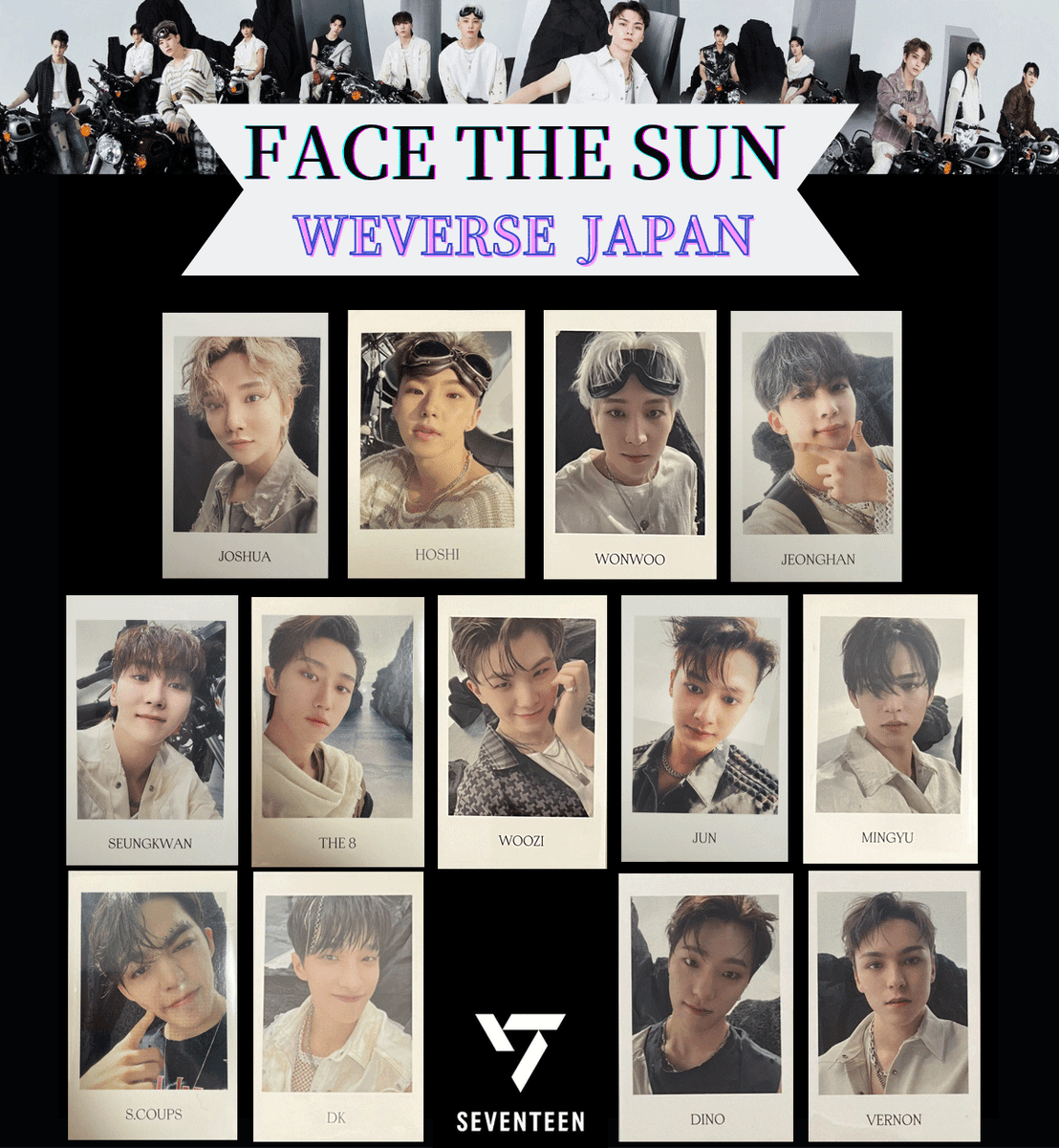ジョンハン Face the Sun Weverse ラキドロ トレカ CD ジョンハン Face the Sun Weverse ラキドロ トレカ CD