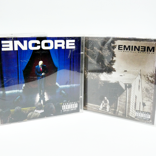 Eminem 2 LOT: Encore 2 Discs & The Marshall Mathers LP Ex/Great Cond - Foto 1 di 4