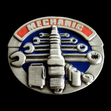 Garage Mechanic Truck Motor Engine Tools Belt Buckle Boucle de Ceintures