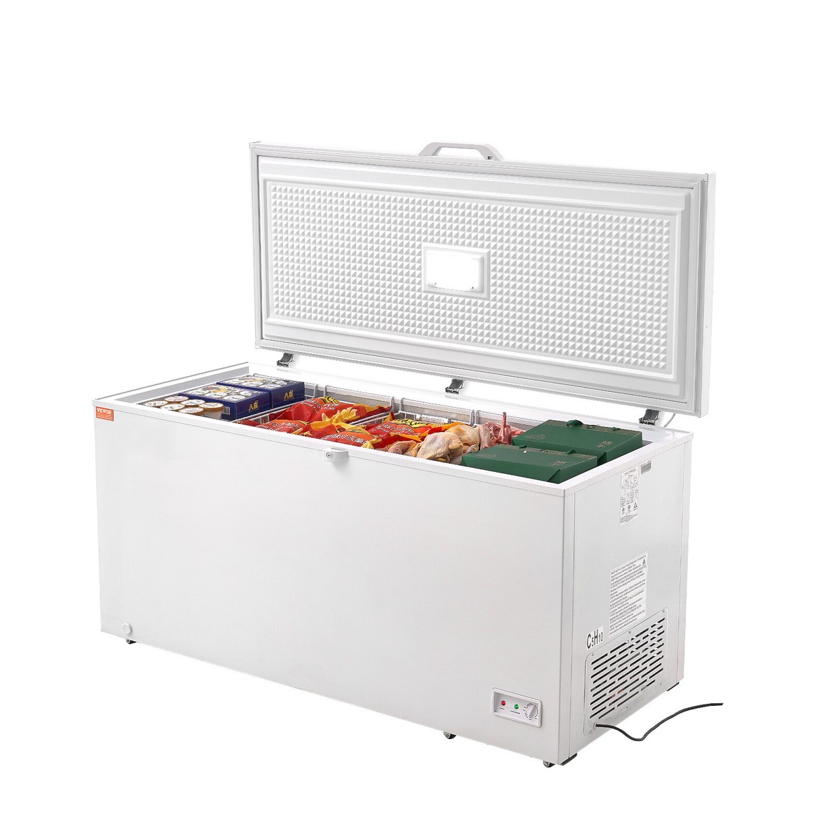 VEVOR Chest Freezer 17.2 cu.ft / 488 L Large Deep Freezer & 4