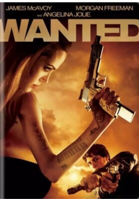 WANTED (DVD) Angelina Jolie, James McAvoy, Thomas Kretschmann, New