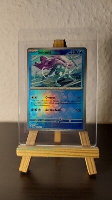 Pokemon Prismatic Evolutions Suicune Master ball Reverse Holo 024/131 NM/M