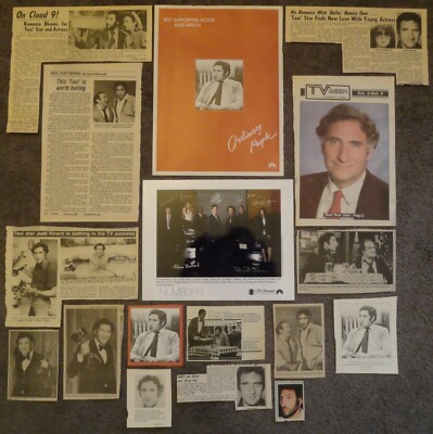 Very Nice JUDD HIRSCH Clippings Collection Taxi