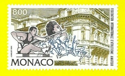 MONACO 1994 Internazionale Amateur Atletica Federation Sports 1v Set 