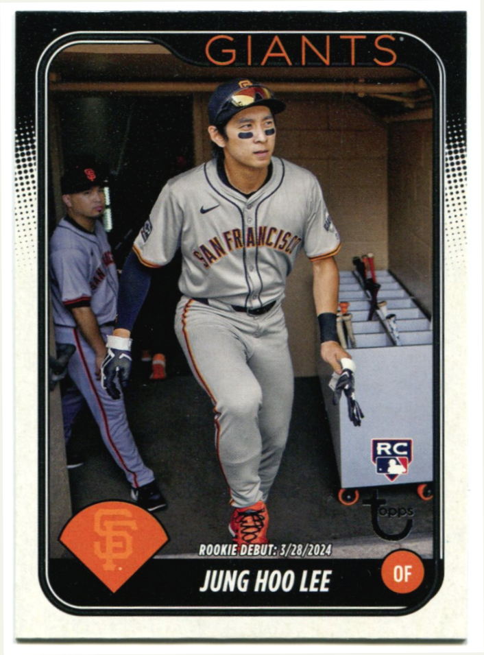 2024 Topps Update Jung Hoo Lee Vintage Stock Parallel Rookie 99/99 
