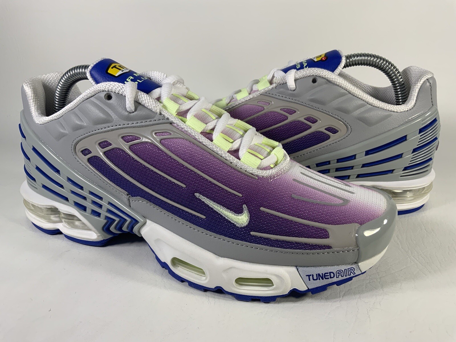 Nike Air Max Plus 3 Gs Purple Nebula White Grey Womens Size 7 CD6871-006 |  eBay