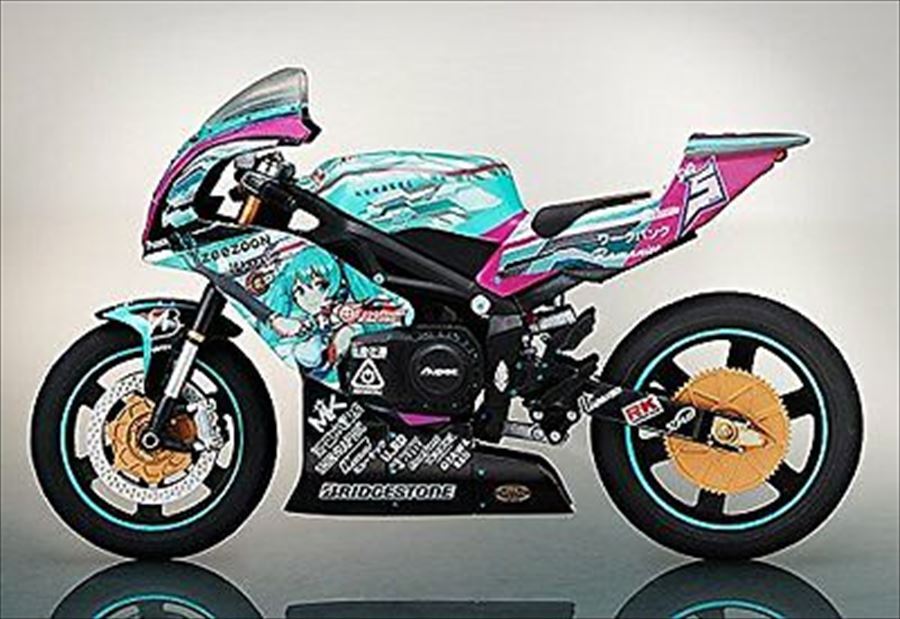 Mikuro☺︎ New Ex: Ride Spride.06 Racing Miku Tt Zero 13 Abs-painted Pvc
