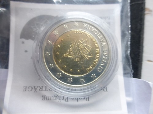 2 Euro Probeprägung 2007 Vatikan Römische Verträge