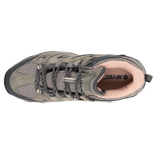 Hi-Tec Ht Ravus Mid Round Toe Hiking Womens Grey Casual Boots CH80008W-QNT - Picture 4 of 5