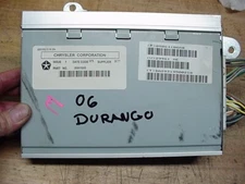 2006 Dodge Durango CD stereo AM FM radio Amp Amplifier 05064106AB, 05064130AB