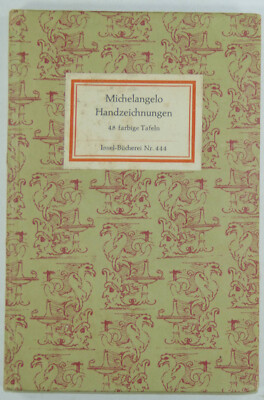 Michelangelo Handzeichnungen 48 farbige Tafeln Insel-Bücherei Nr. 444