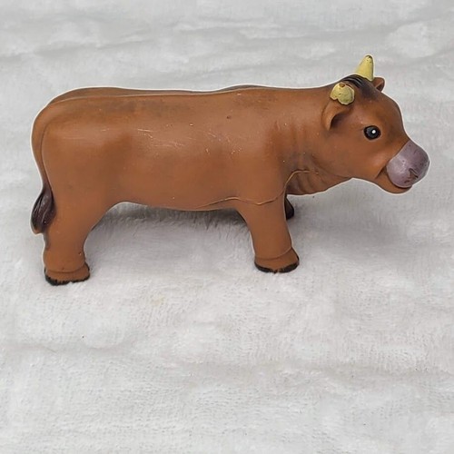 2010 Bull Rubber Figure Kids Baby Bath Toy Farm Animals - Picture 2 of 13