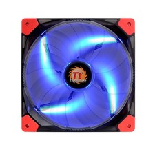 Thermaltake CL-F021-PL14BU-A Luna 14 LED Blue 140x140x25mm Fan, 3Pin