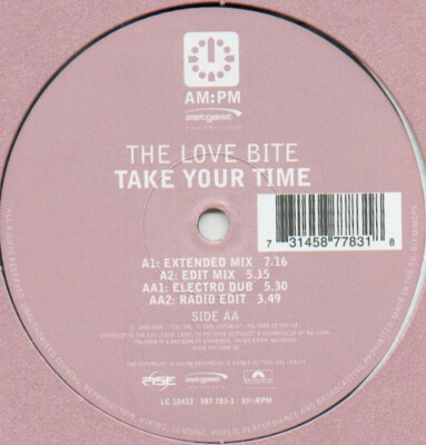 The Love Bite - Take Your Time (12'') (Very Good Plus (VG+)) - 2429950598