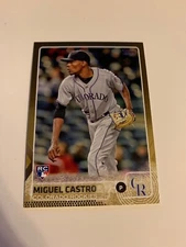 2015 Topps Update Gold #US116 Miguel Castro 1404/2015 Rookie Rockies