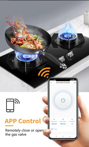 Tuya Smart WiFi Ventil Roboter Wasserventil Leckage Gasschalter Fernbedienung - Bild 2 von 23